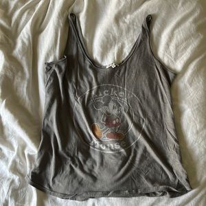 Junk Food Classic Mickey Mouse Disney Retro Swing Tank Top Size XL